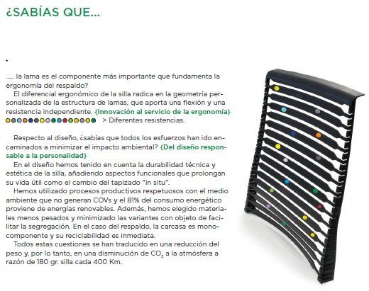 silla trabajo ergonomica slat 16 dynamobel 10