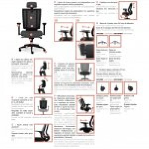 Silla trabajo ergonómica Candás 03
